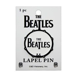 Beatles Enamel Pin - Drum - 60s 70s Psychadelic Pop Rock Music Band Apparel NWT